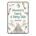 Book cover of 'Newton's Laws: A Fairy Tale' by Sarah Allen with educational illustrations and text.