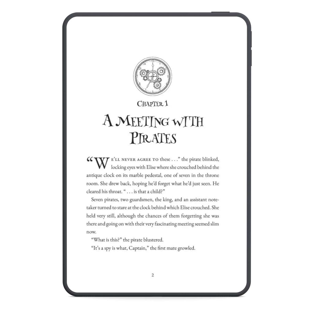 The first chapter of the ebook, titled 'A Meeting with Pirates'