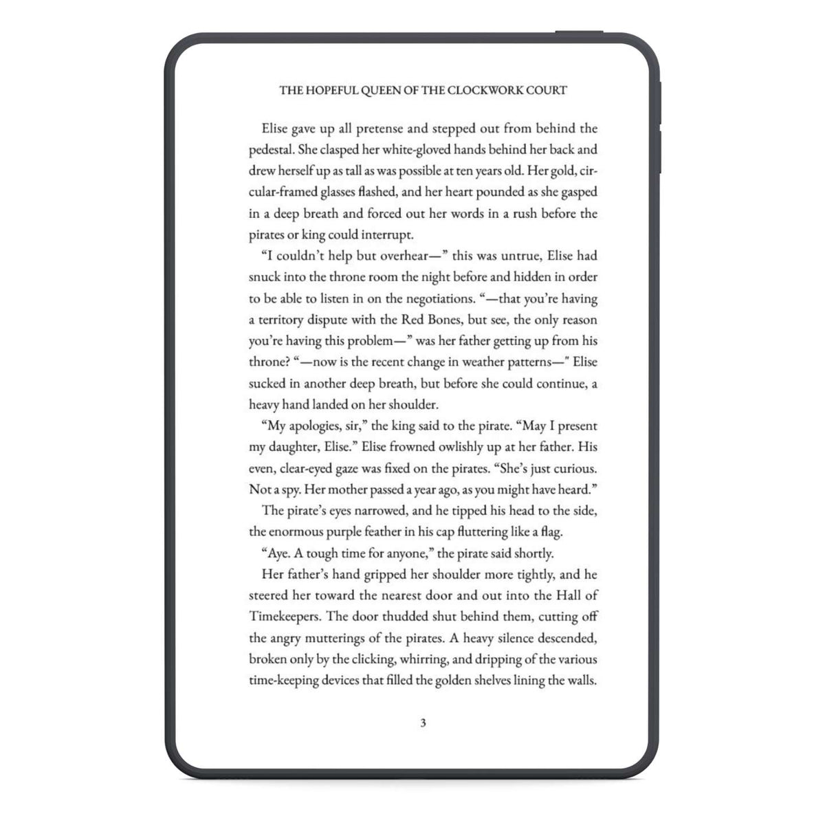 a screen full of text on a ereader