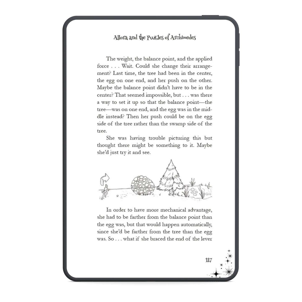 Page from a book with text and illustrations on a white background