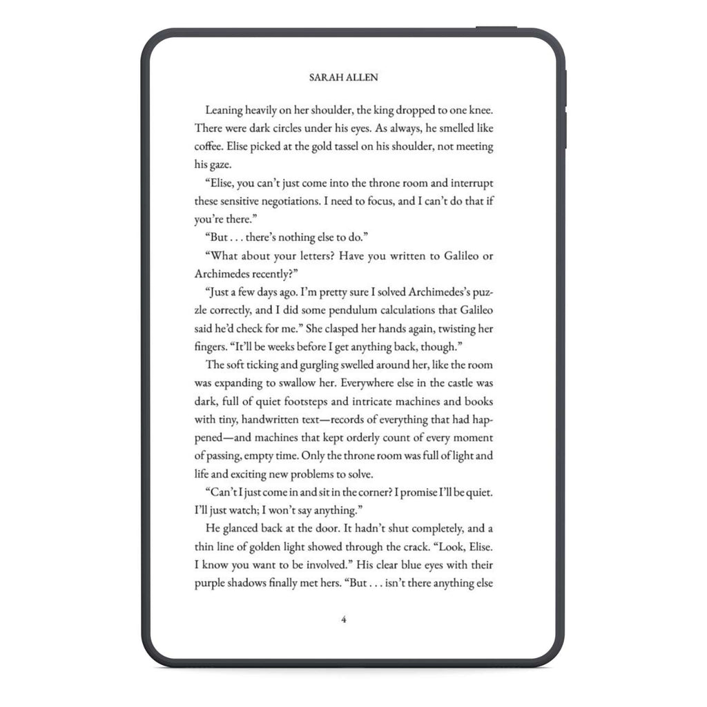 more text on an ereader