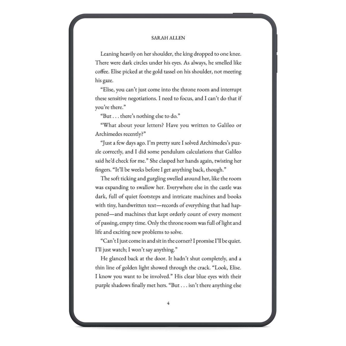 more text on an ereader